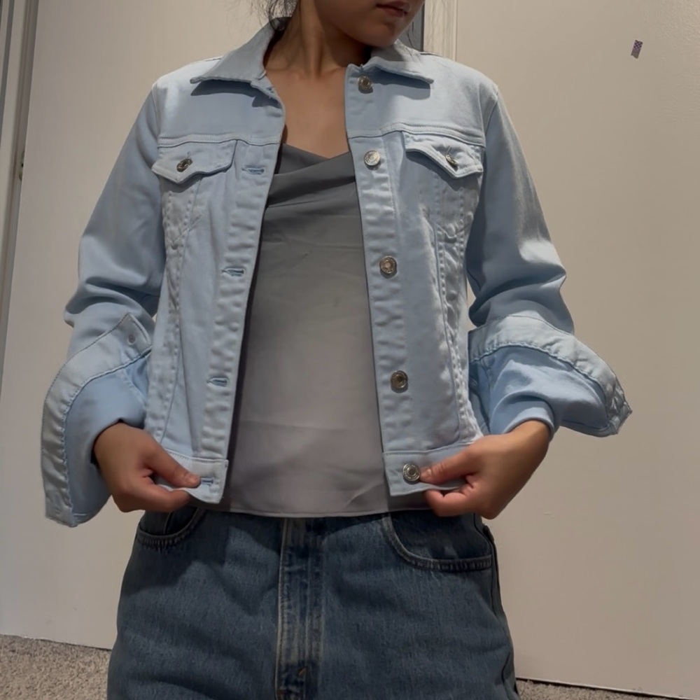Michael Kors Light Blue Denim Jacket